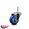 Service Caster 3 Inch Blue Polyurethane Wheel Swivel 58 Inch Threaded Stem Caster Service Caster SCC-TS20S314-PPUB-BLUE-58212 - alternate 2